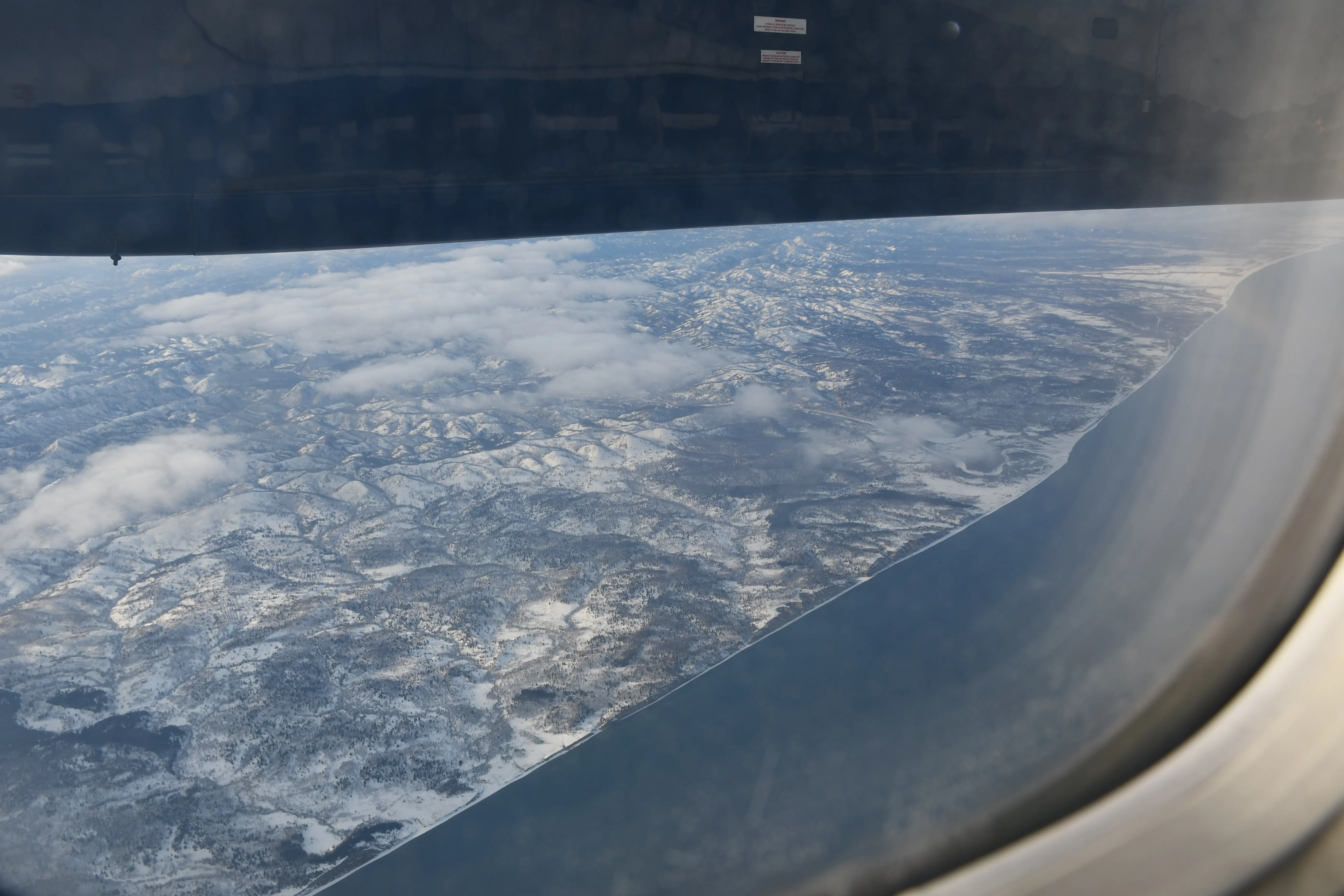 View from plane