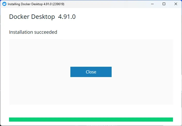 Ended install